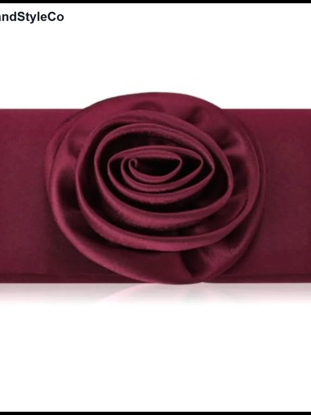 Satin Floral Evening Clutch with Detachable Chain Strap